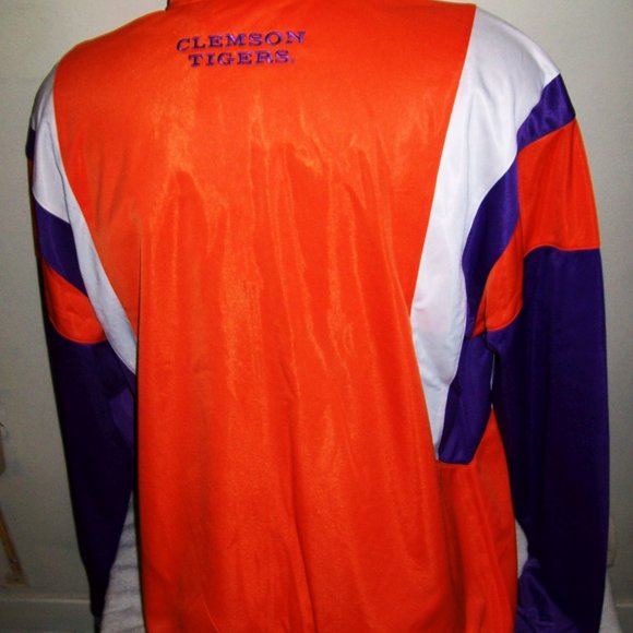CLEMSON TIGERS NCAA STARTER Full Zip TRACK Jacket with Sewn C Logo M L XL 2X - Picture 4 of 13